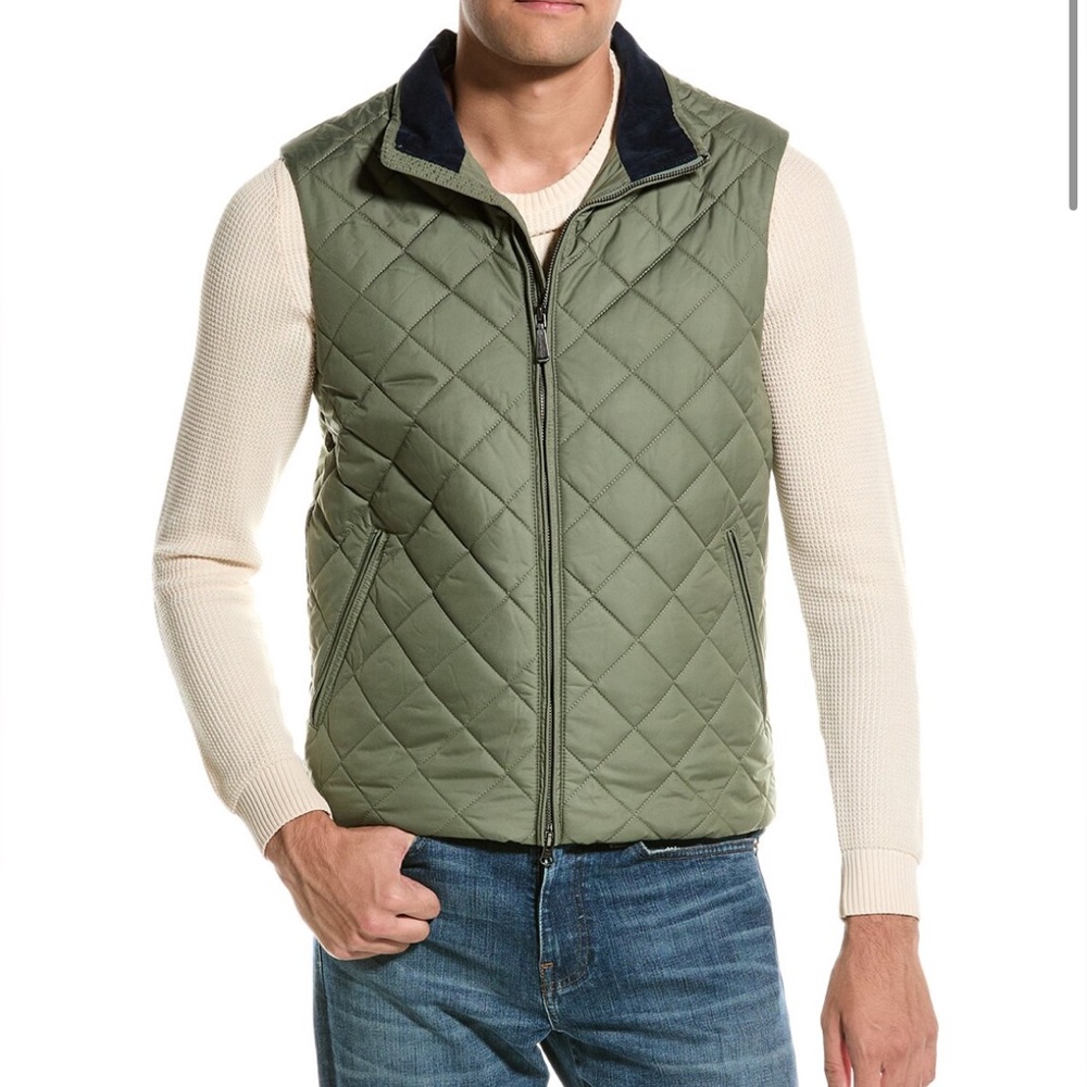 NWT Brooks Brothers Diamond Quilted Vest
